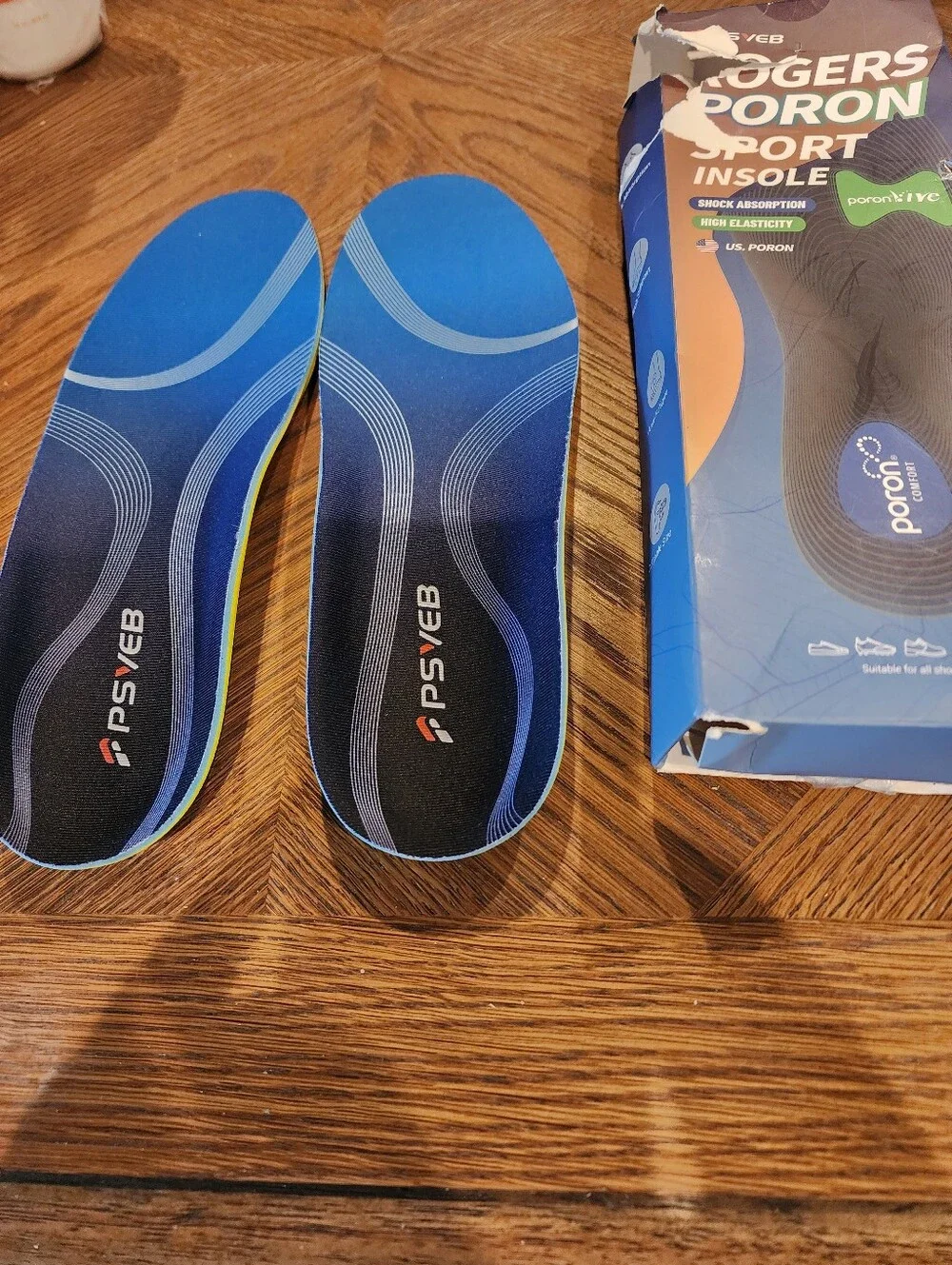 Rogers Poron Sport Insole - Black - Shock Absorption Comfort Unisex Xl
